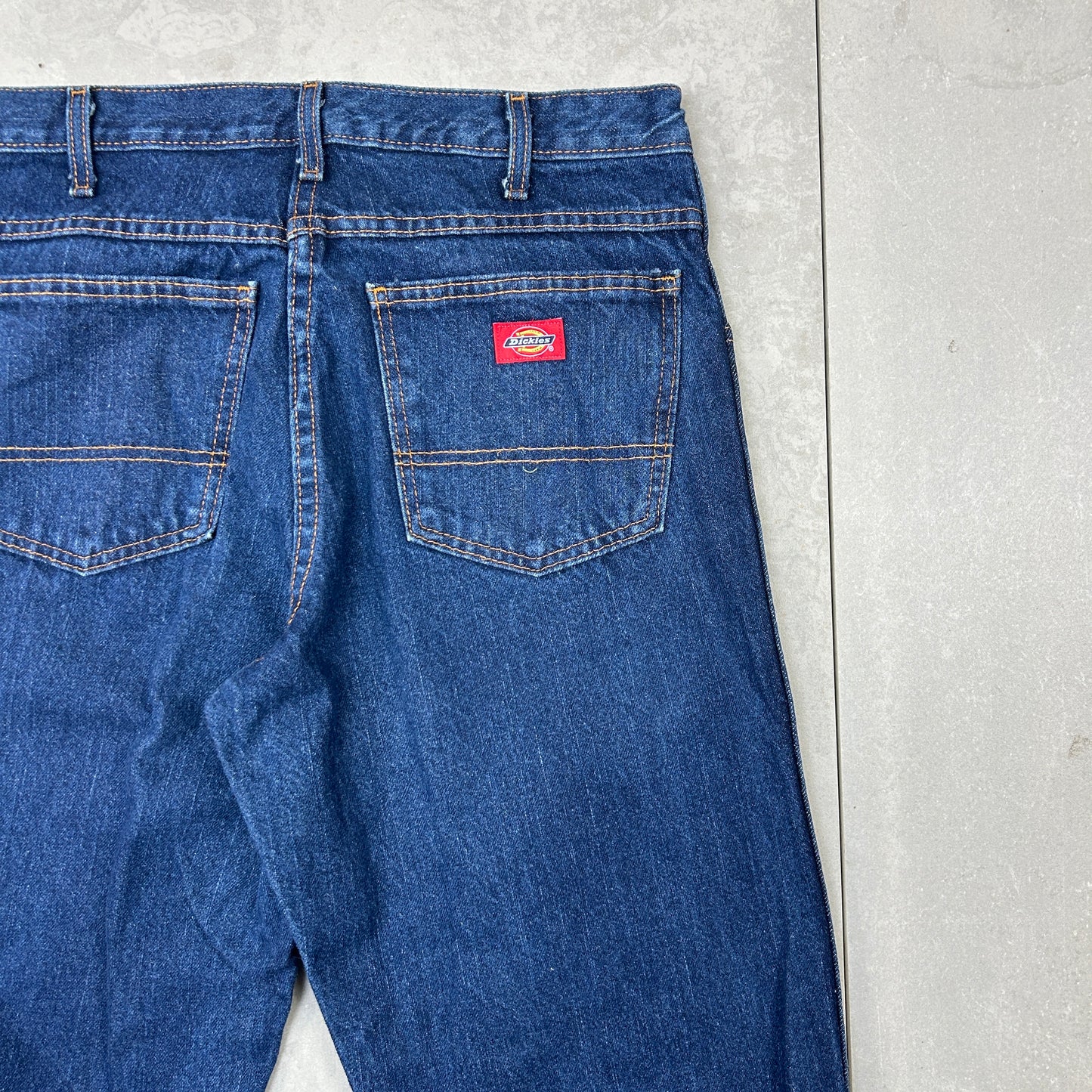Vintage Dickies Blue Workwear Carpenter Baggy Jeans - 32