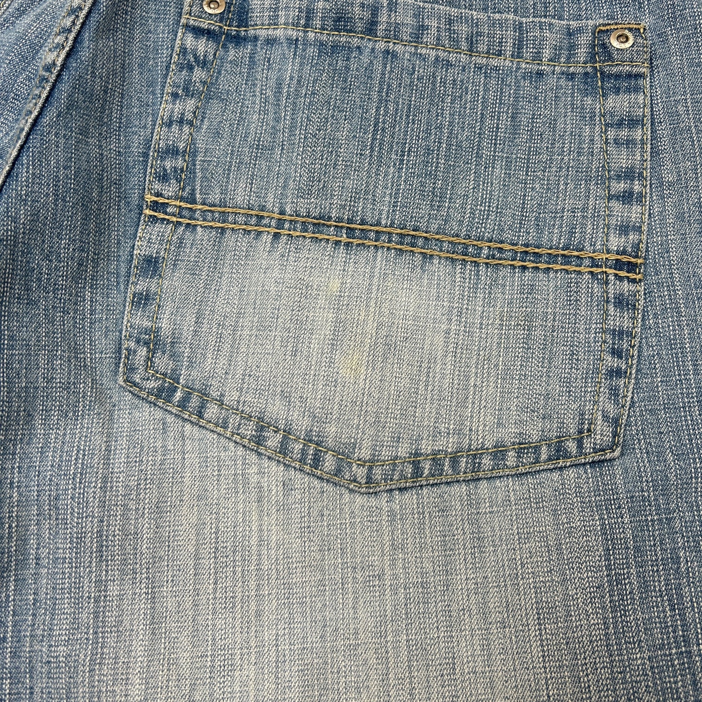 Vintage Southpole Embroidered Hip Hop Baggy Blue Shorts Jorts - 36