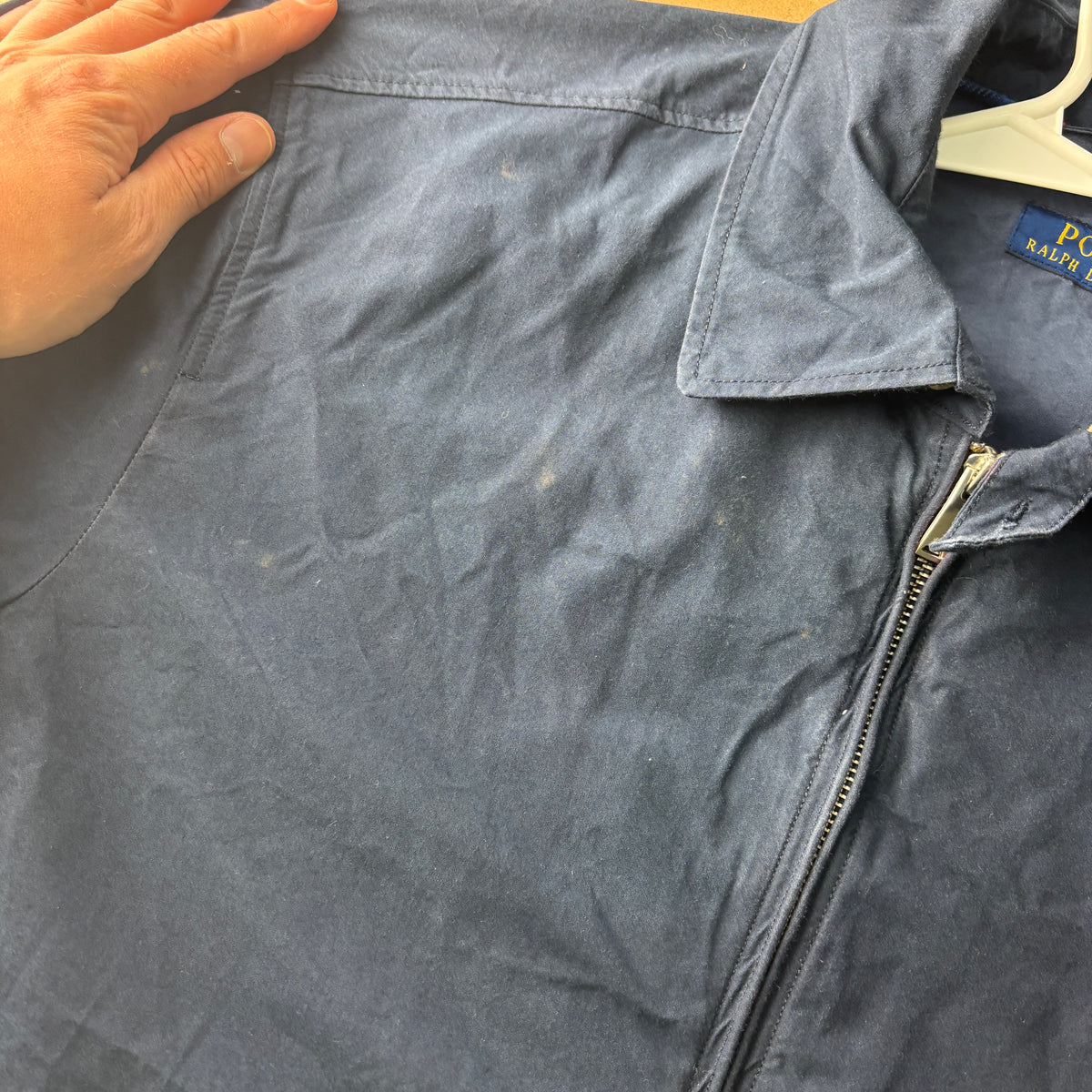 Ralph Lauren Navy Harrington Jacket - M