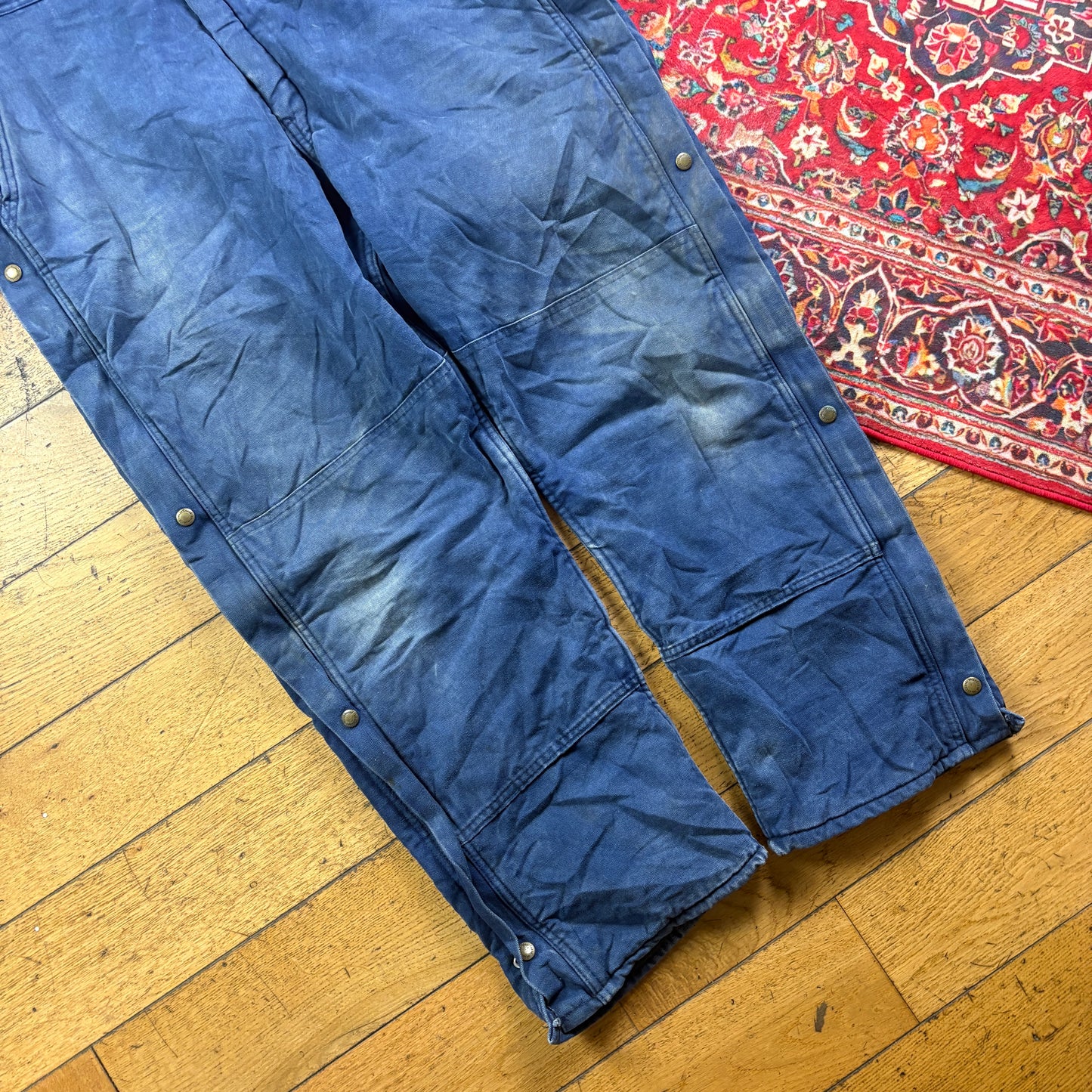 Workwear Blue Boiler Suit Dungarees Heavy Duty - L