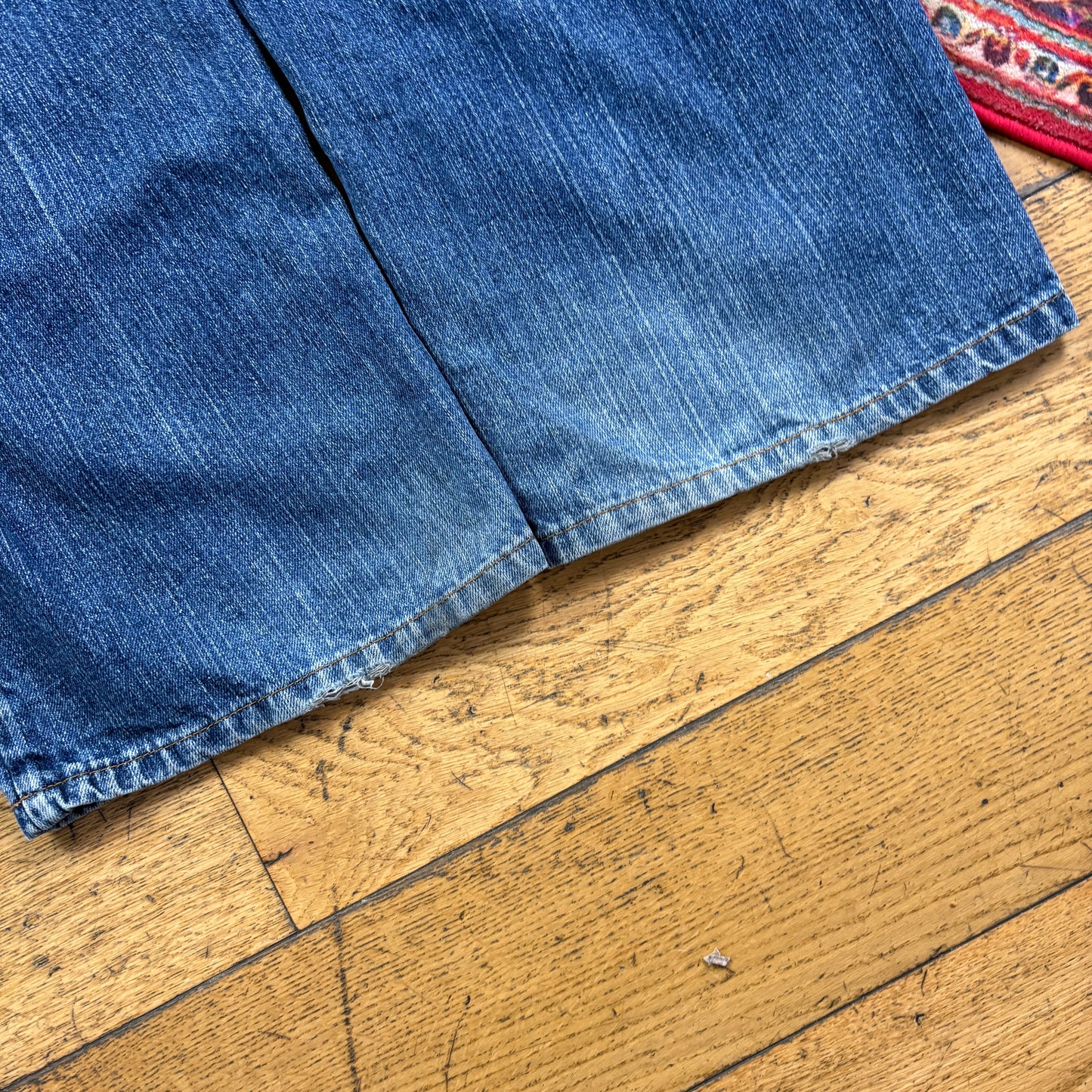 Vintage Sean John Blue Double Knee Y2K Hip Hop Baggy Jeans - 40