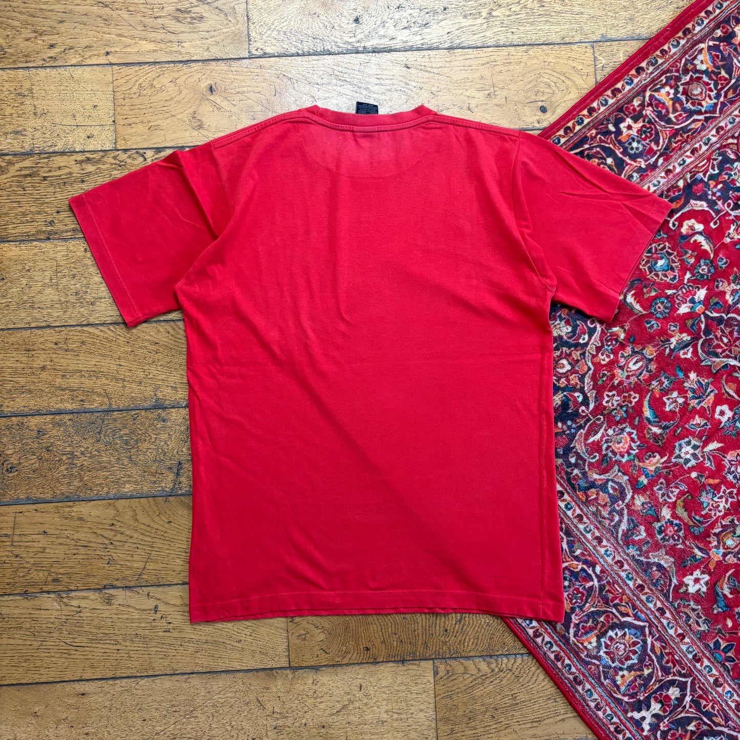Vintage 00s Red Nike Court Graphic T-Shirt - S