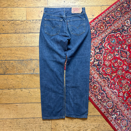 Vintage Levis 501 Straight Blue Denim Jeans - 31S