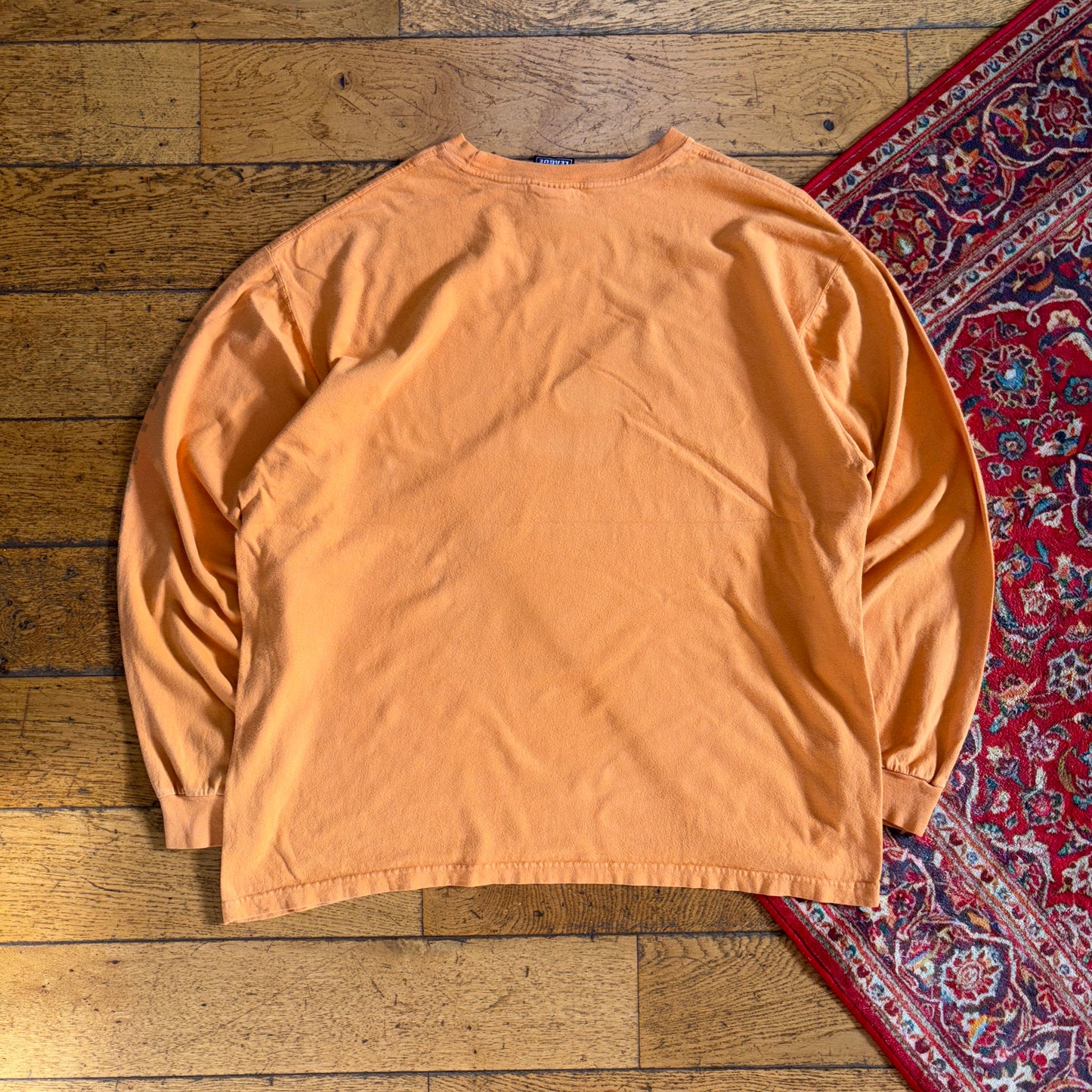 Vintage NFL Chicago Bears Orange Long Sleeve Graphic T-Shirt - XL
