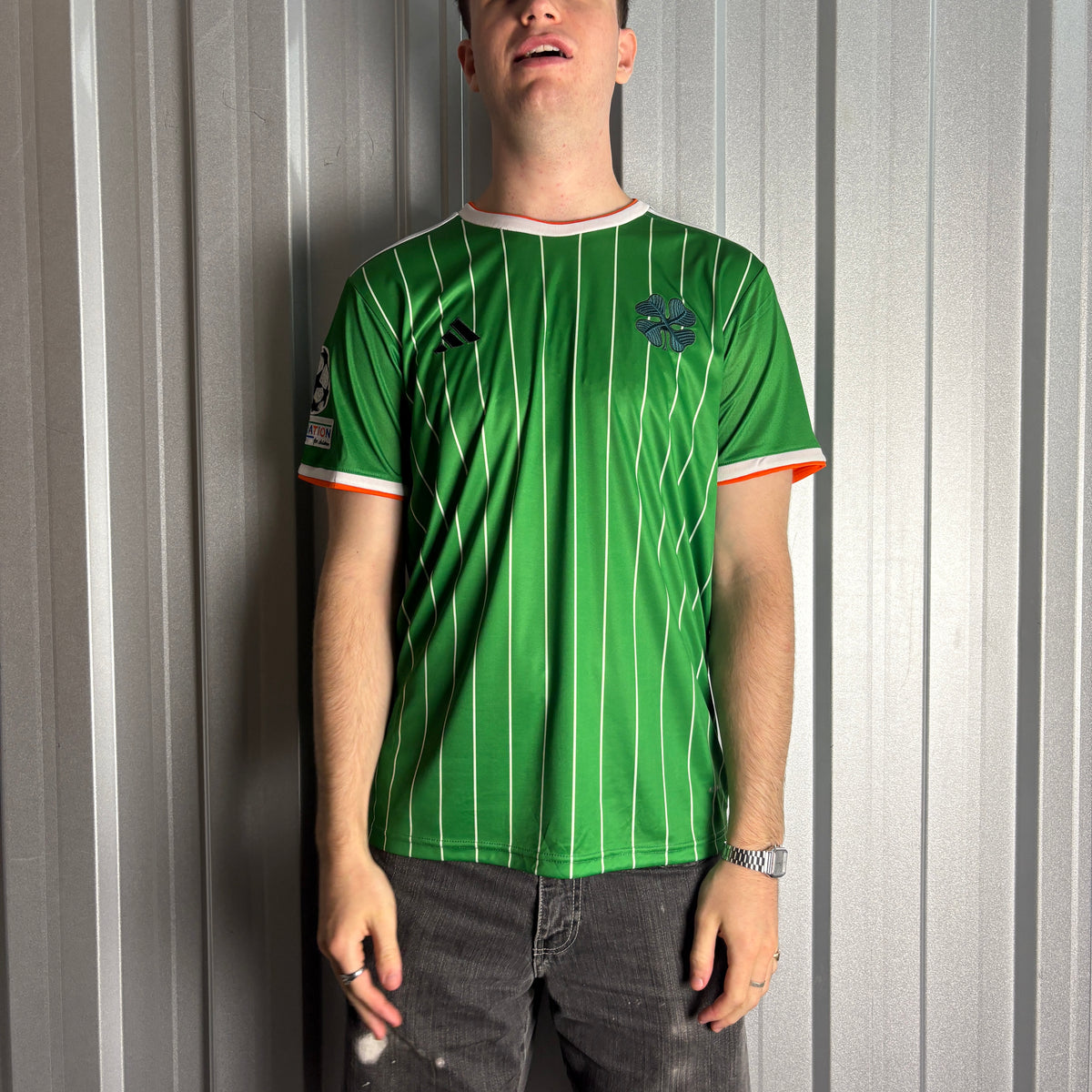 Ireland Green Adidas Football Shirt - S