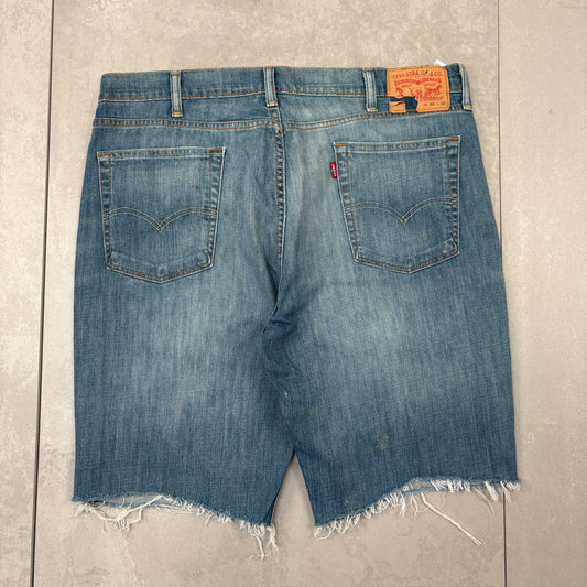 Vintage Levis Blue Denim Shorts - 38