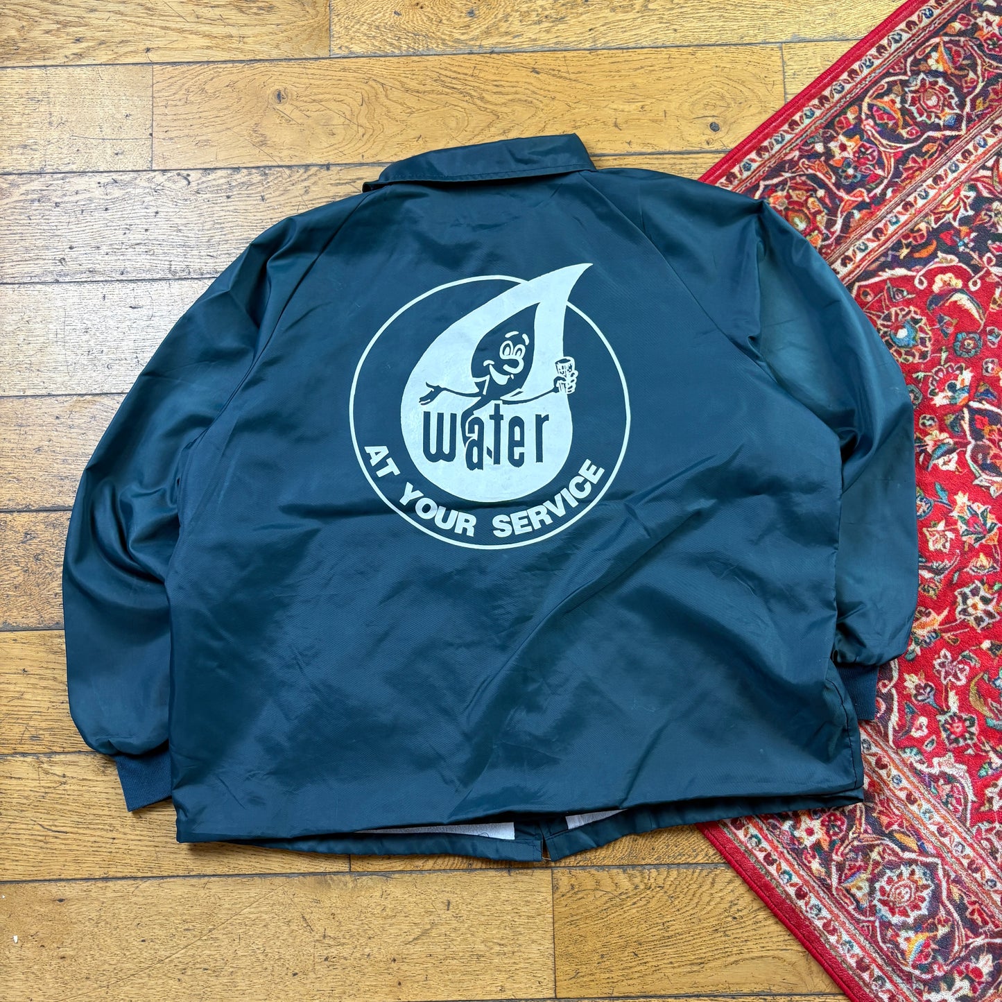 Vintage Grey Nylon Coach Harrington Jacket - XL