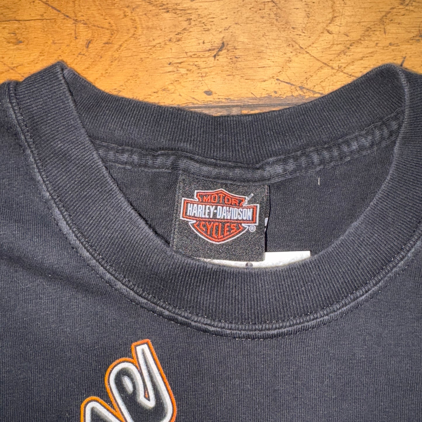 Vintage Harley Davidson Black Eagle Graphic T-Shirt - XL