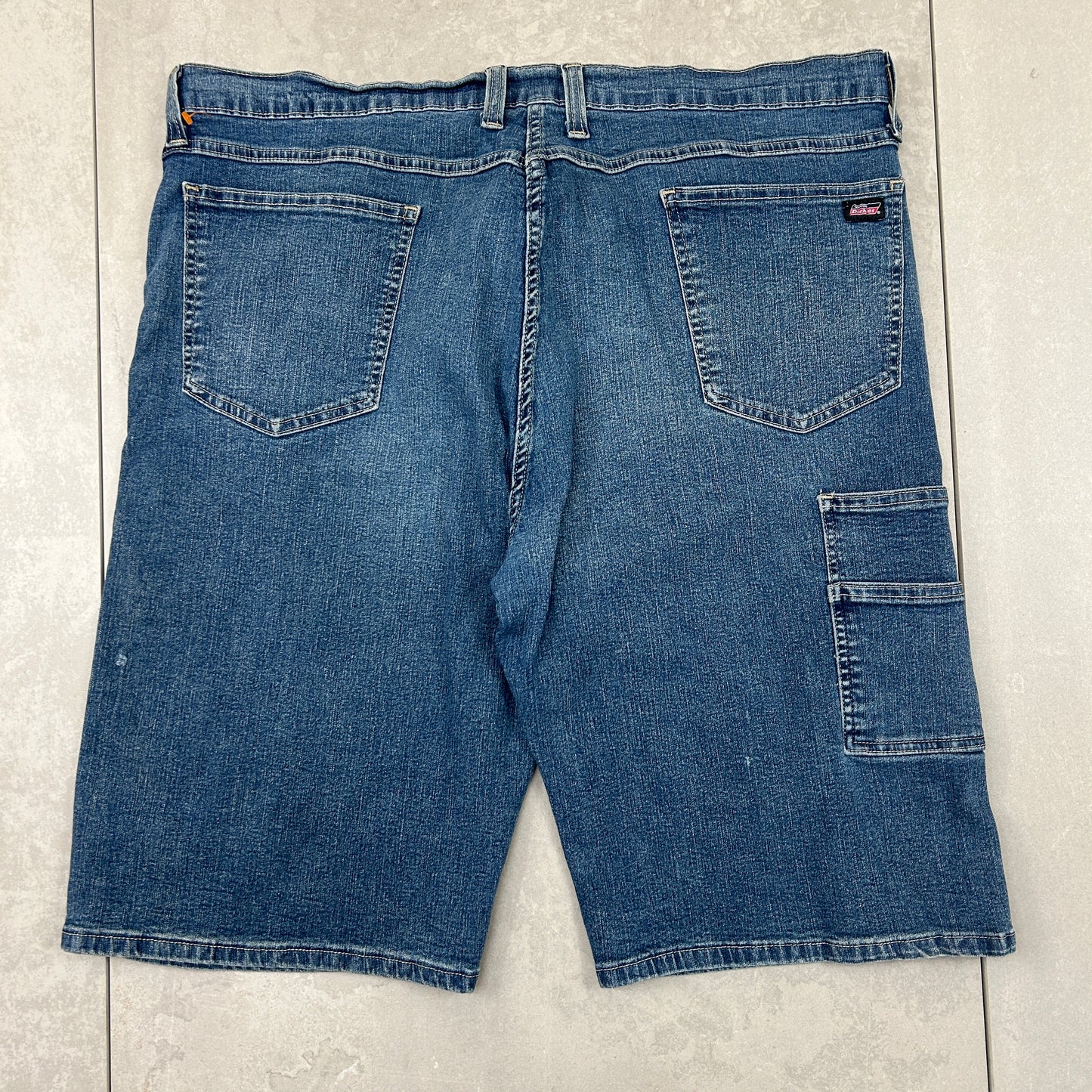 Vintage Dickies Workwear Carpenter Blue Baggy Shorts - 40