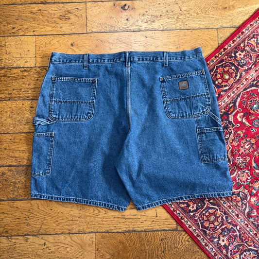Vintage Carhartt Workwear Baggy Carpenter Blue Shorts - 46