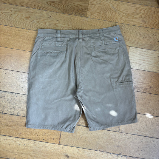 Vintage Carhartt Light Brown Workwear Baggy Carpenter Shorts - 38