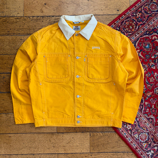 Vintage Levis Yellow Boxy Trucker Jacket - L