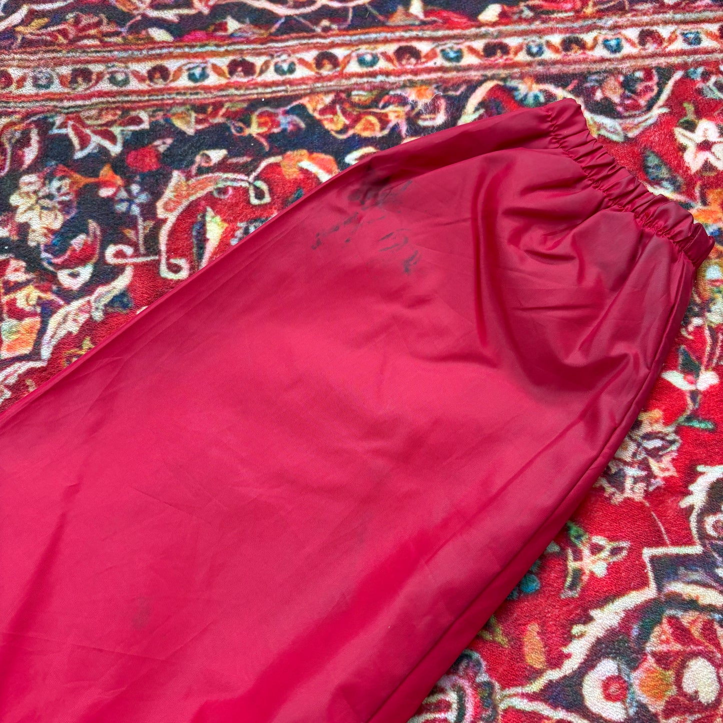 Vintage Red Nylon Coach Harrington Jacket - L