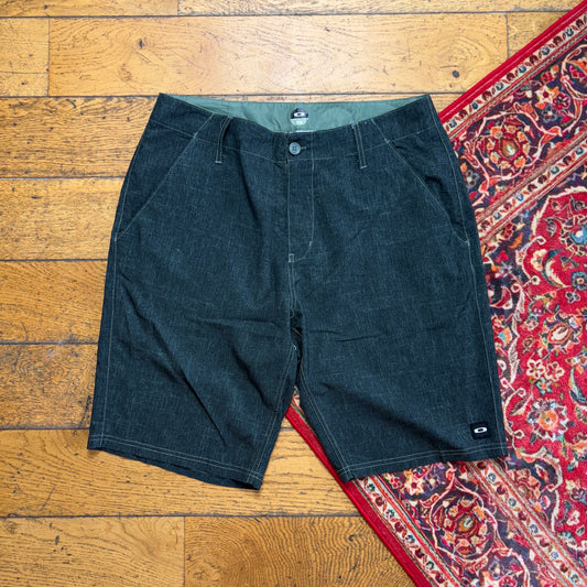 Vintage Oakley Lightweight Hiking Green Gorpcore Shorts - 33