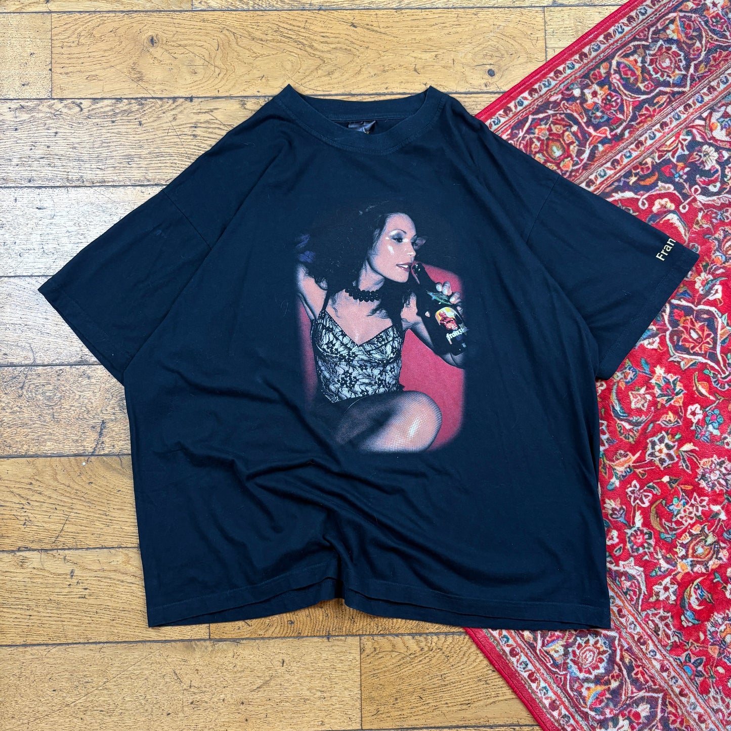 Vintage Beer Black Graphic T-Shirt - XXL