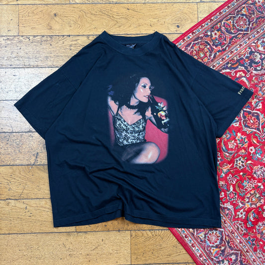 Vintage Beer Black Graphic T-Shirt - XXL