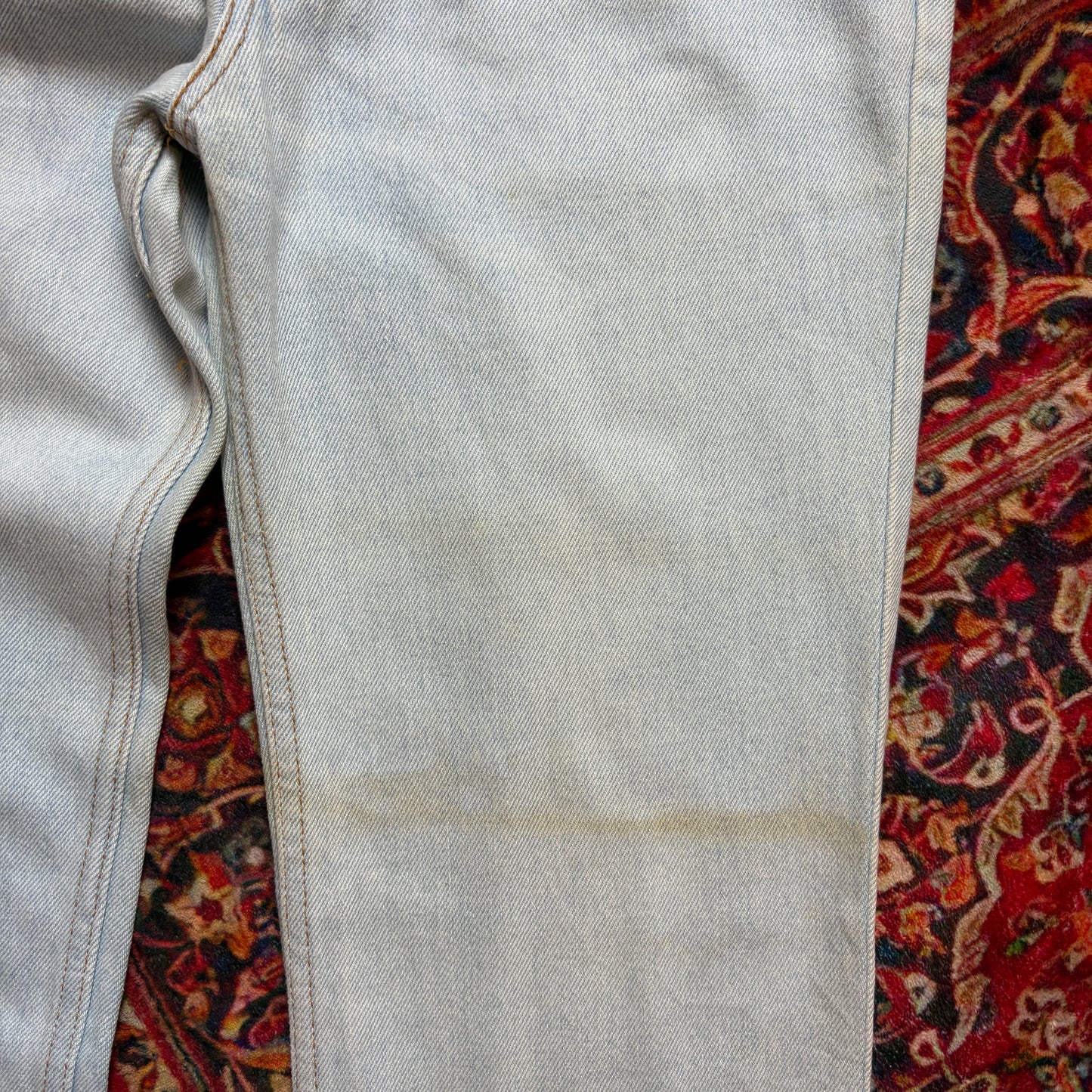 Vintage Levis Orange Tab Slim Blue Denim Jeans - 35S