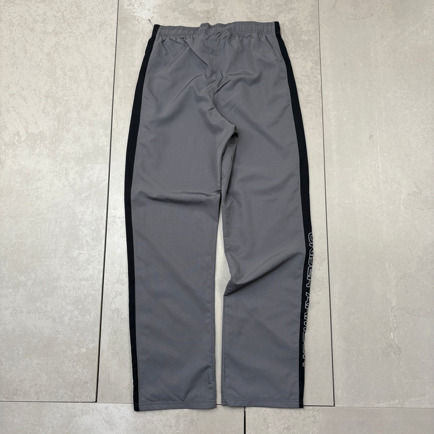 Vintage Under Armour Grey Baggy Tracksuit Sweatpants Track Pants Bottoms - S