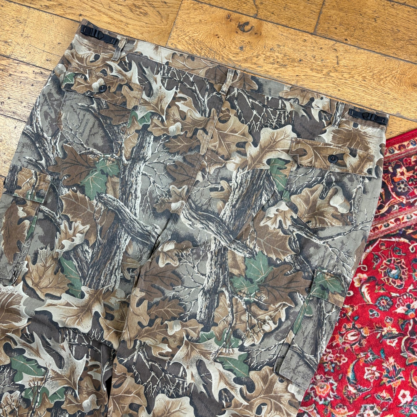 Vintage Real Tree Camo Green Hunting Workwear Trousers - 54