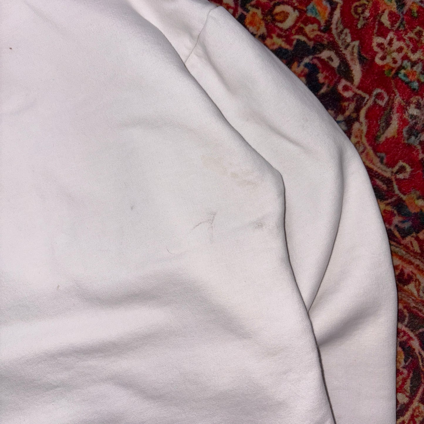 Vintage Karl Kani White Hip Hop Embroidered Hoodie Sweatshirt - S