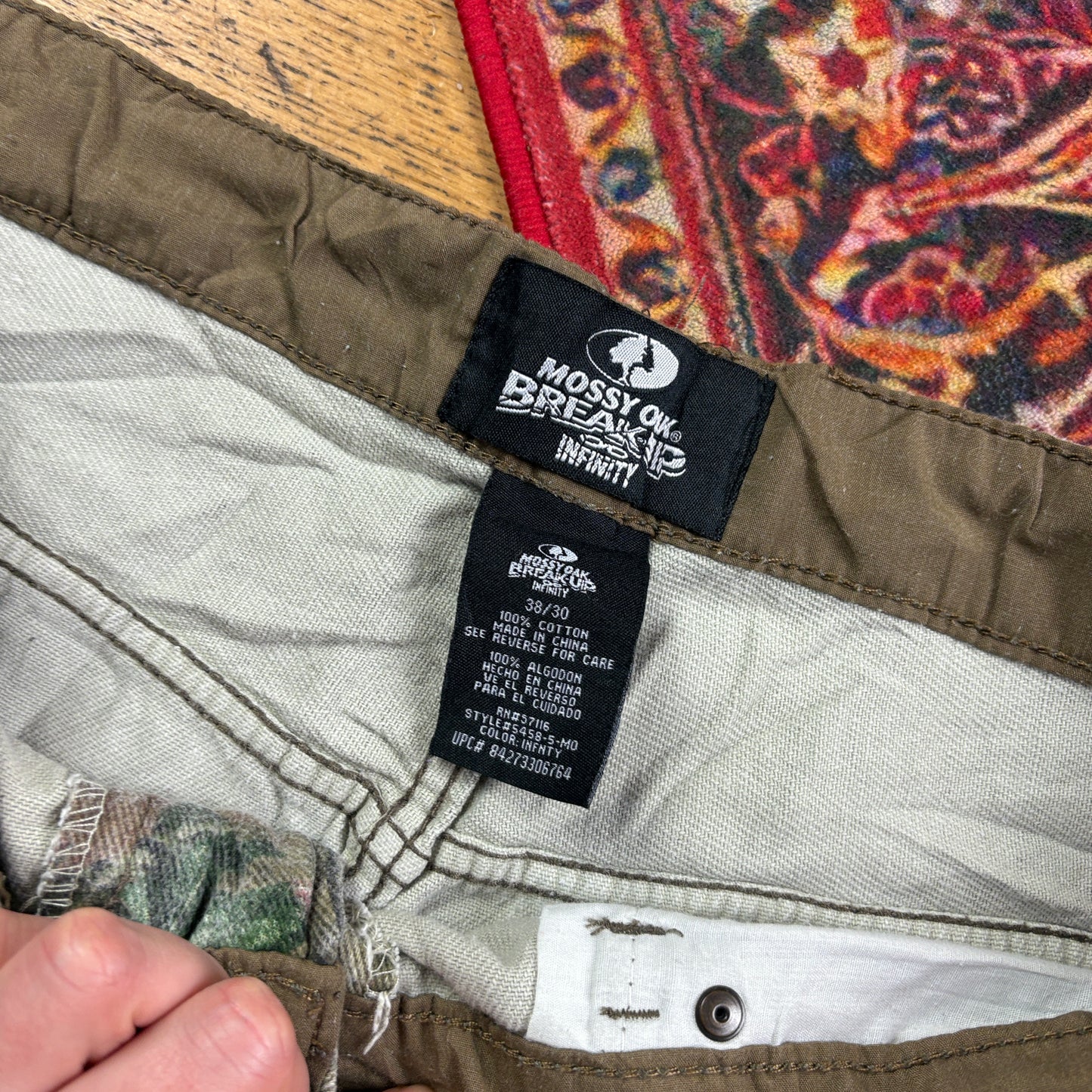 Vintage Real Tree Camo Green Hunting Workwear Trousers - 38
