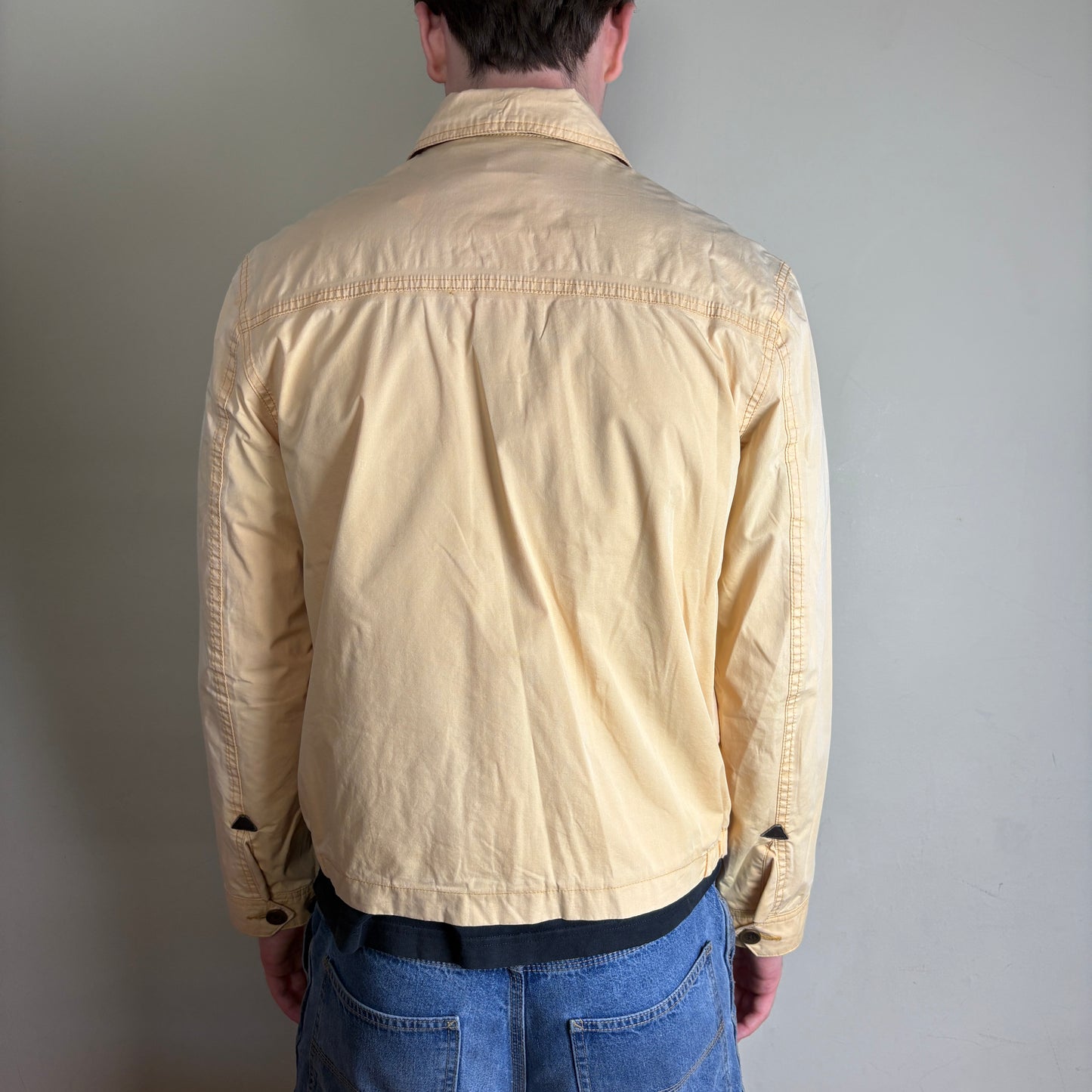 Vintage Timberland Cream Workwear Harrington Jacket - S