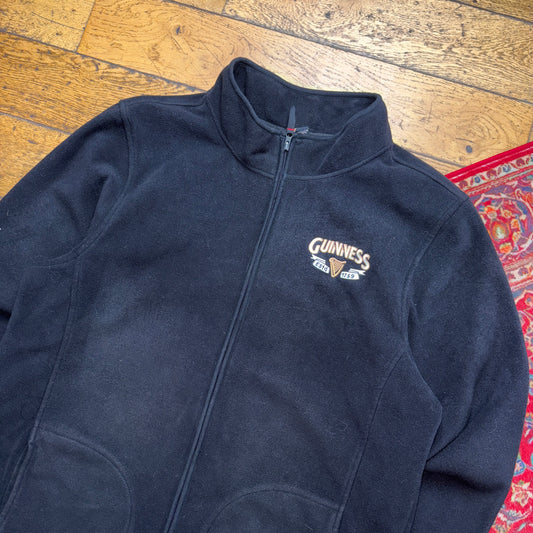 Vintage Guinness Black Fleece Embroidered Sweatshirt - XL