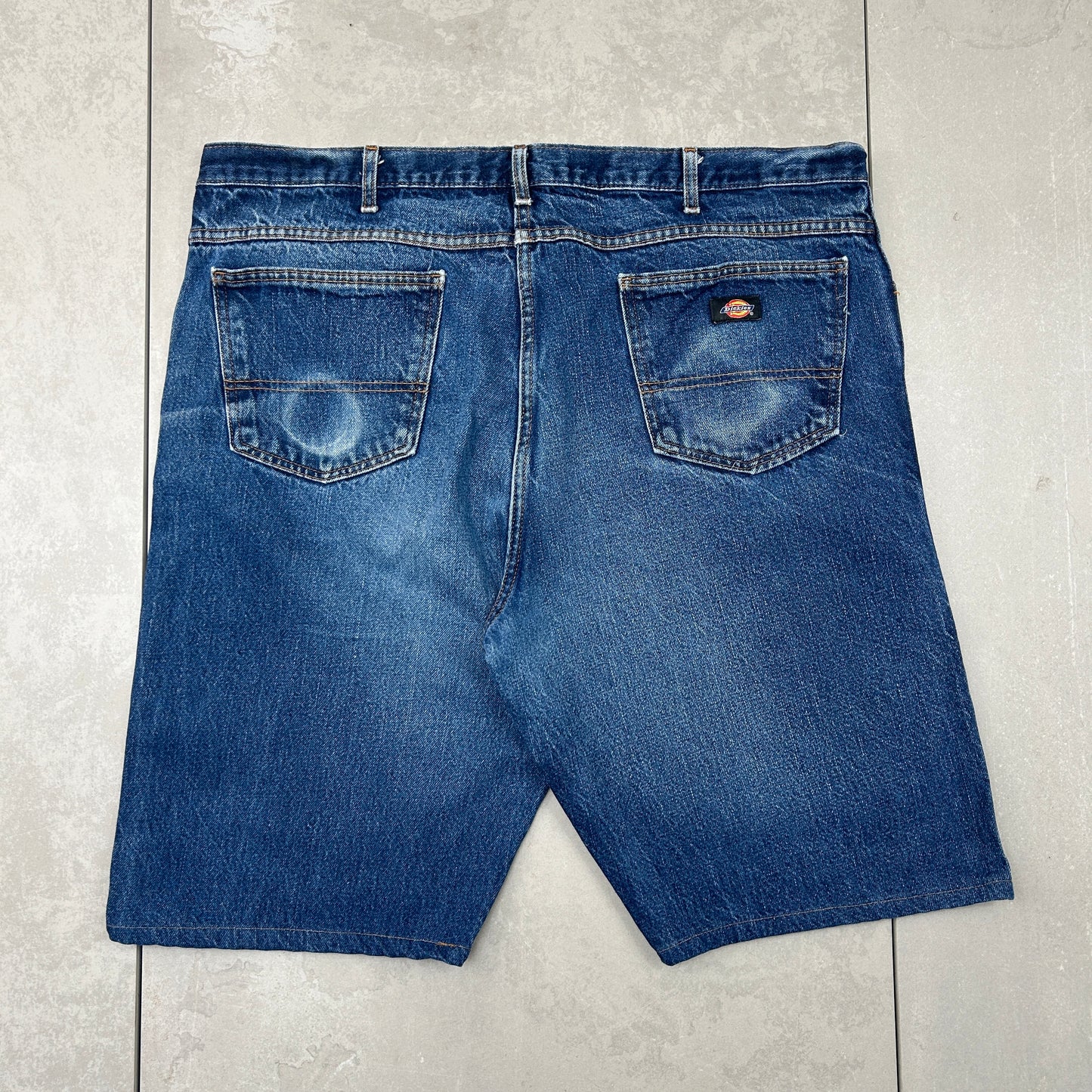 Vintage Dickies Workwear Carpenter Baggy Blue Shorts - 44