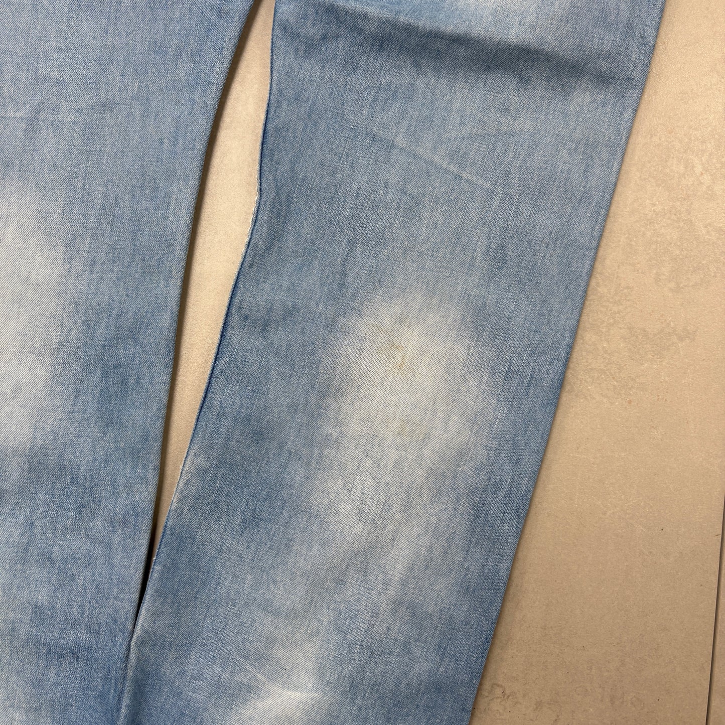 Vintage Embroidered Hip Hop Blue Jeans - 34