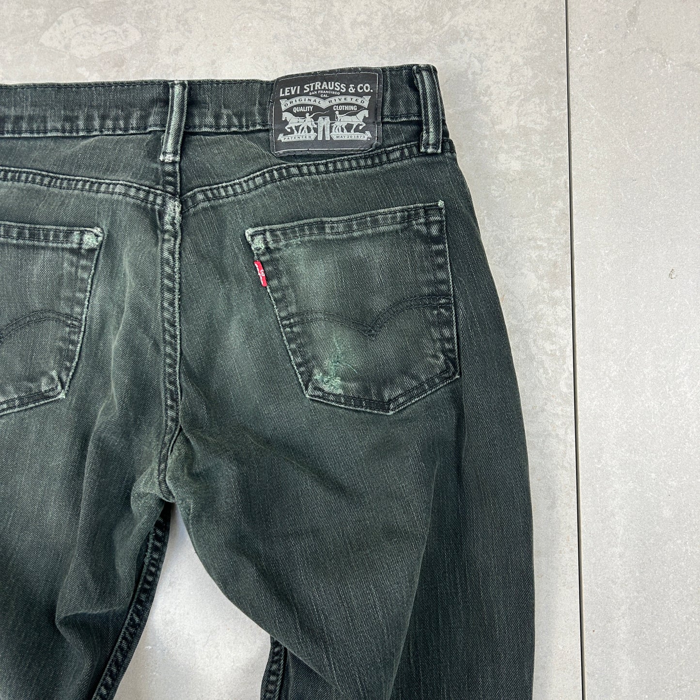 Vintage Levis 511 Slim Black Denim Jeans - 30