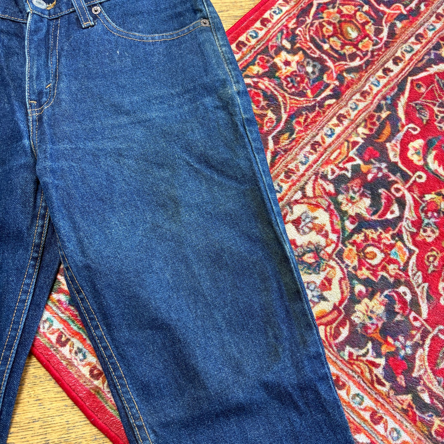 Vintage Levis 517 Bootcut Womens Blue Denim Jeans - Size 8