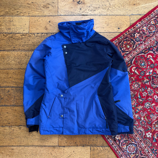 Vintage Oakley Womens Blue Embroidered Gorpcore Jacket Coat - XS