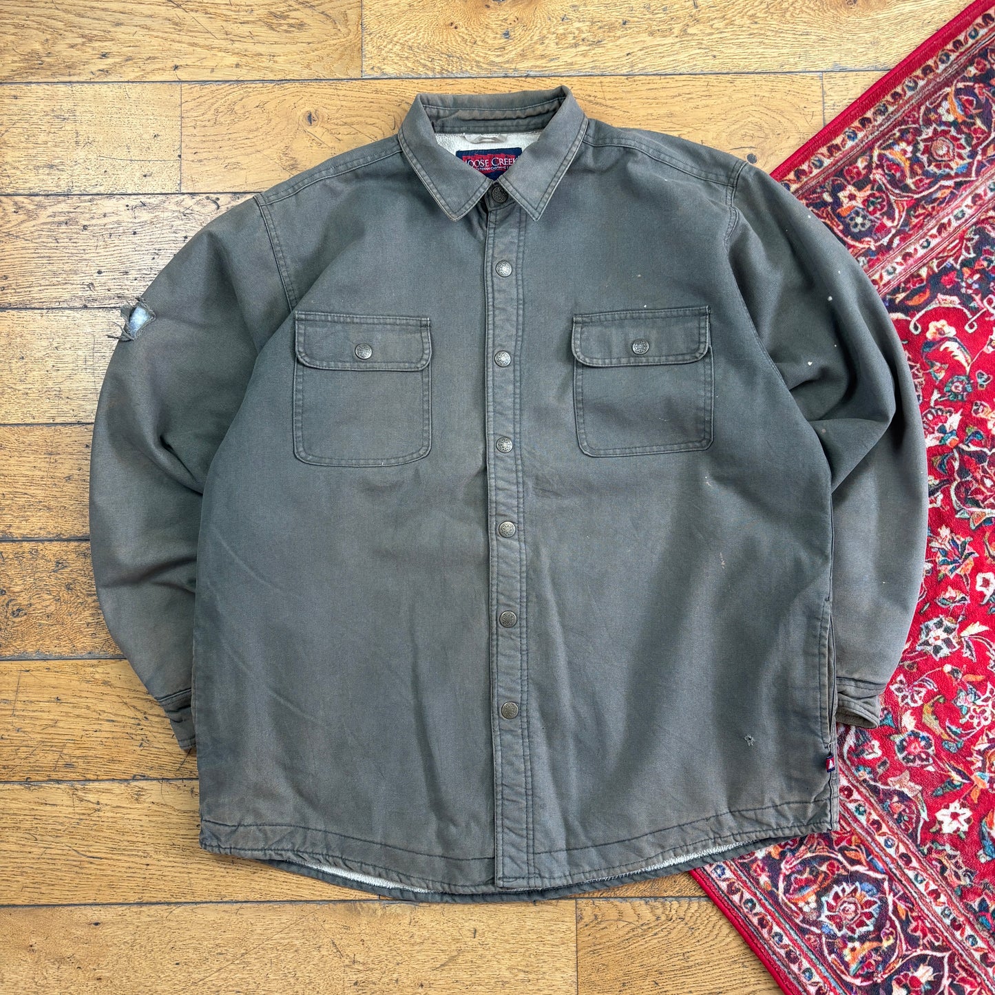 Vintage Workwear Chore Green Heavyweight Detroit Jacket - XL