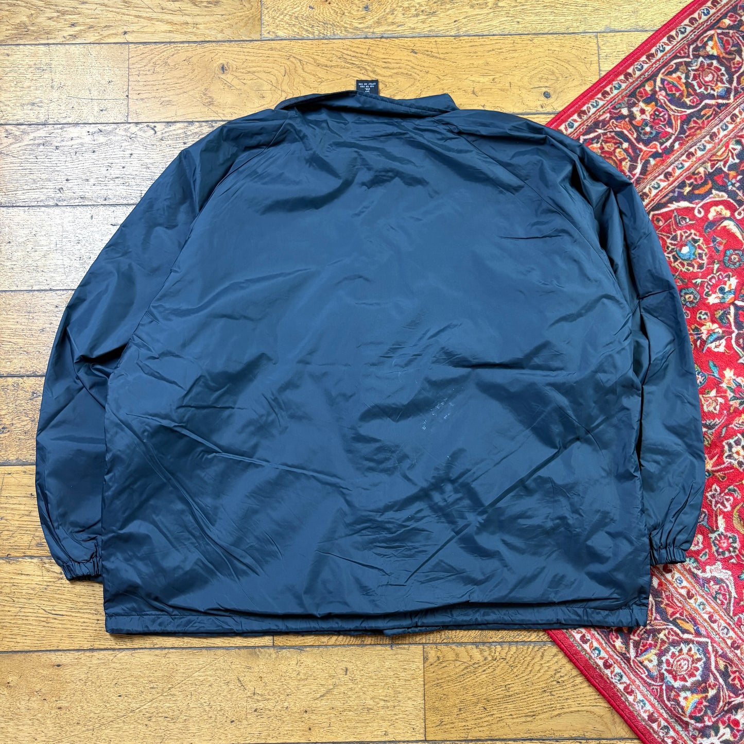 Vintage Navy Nylon Coach Harrington Jacket - 2XL