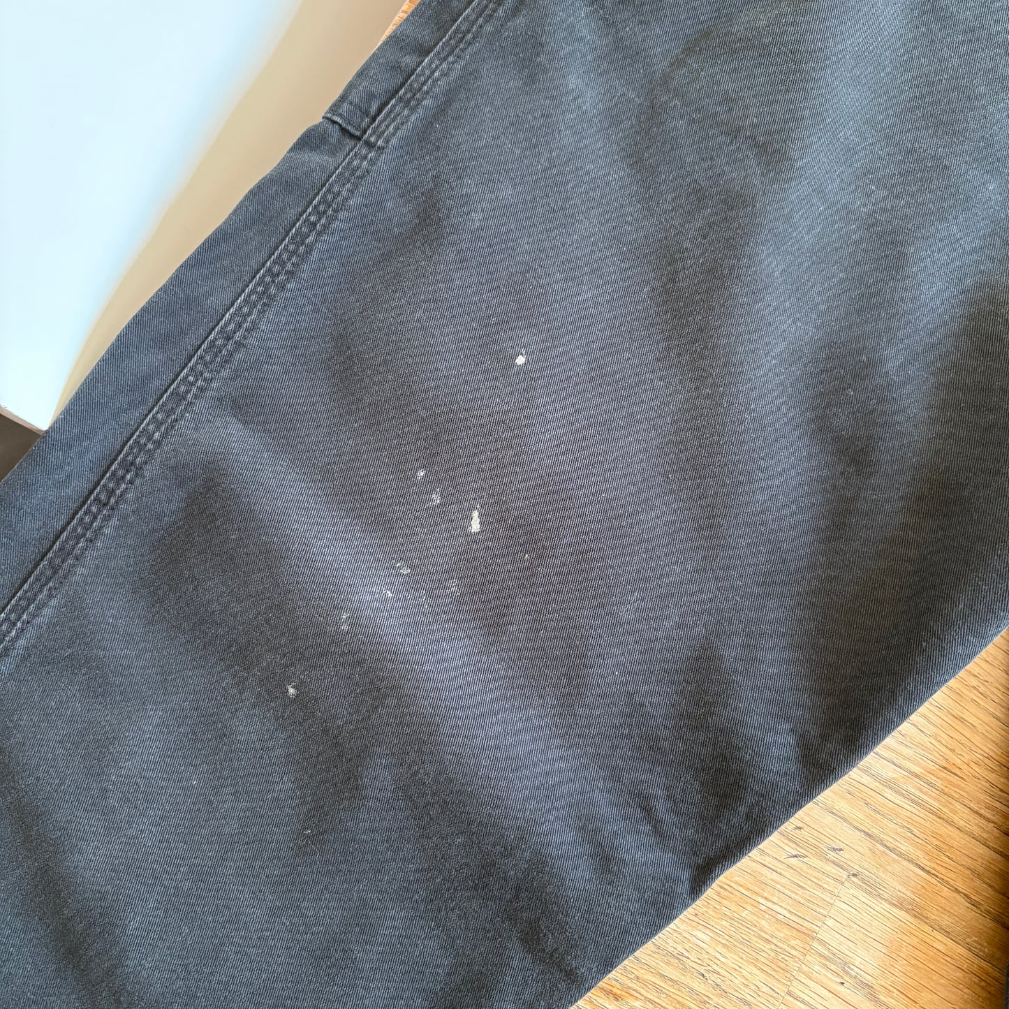Vintage Carhartt Black Workwear Carpenter Baggy Trousers - 38L