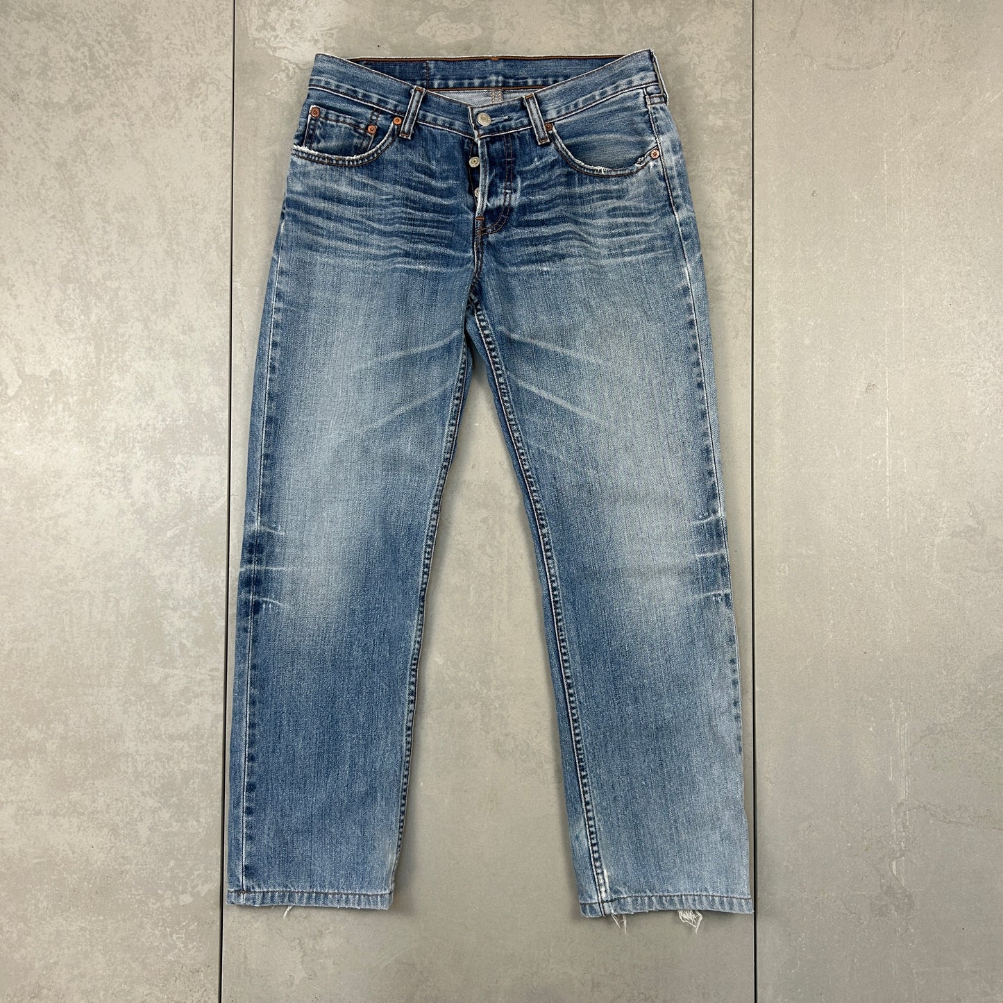 Vintage Levis 532 Straight Blue Denim Jeans - 30