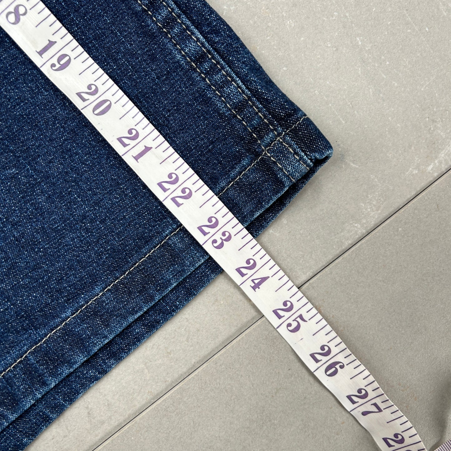 Vintage Wrangler Blue Denim Carpenter Baggy Shorts - 46