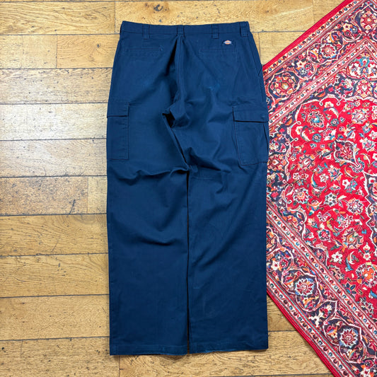 Vintage Dickies 874 Skate Navy Trousers - 34