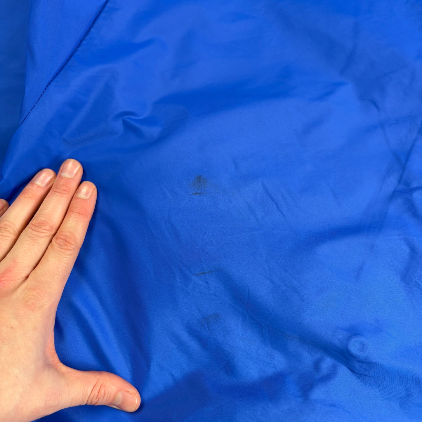 Vintage Blue Nylon Coach Harrington Jacket - L