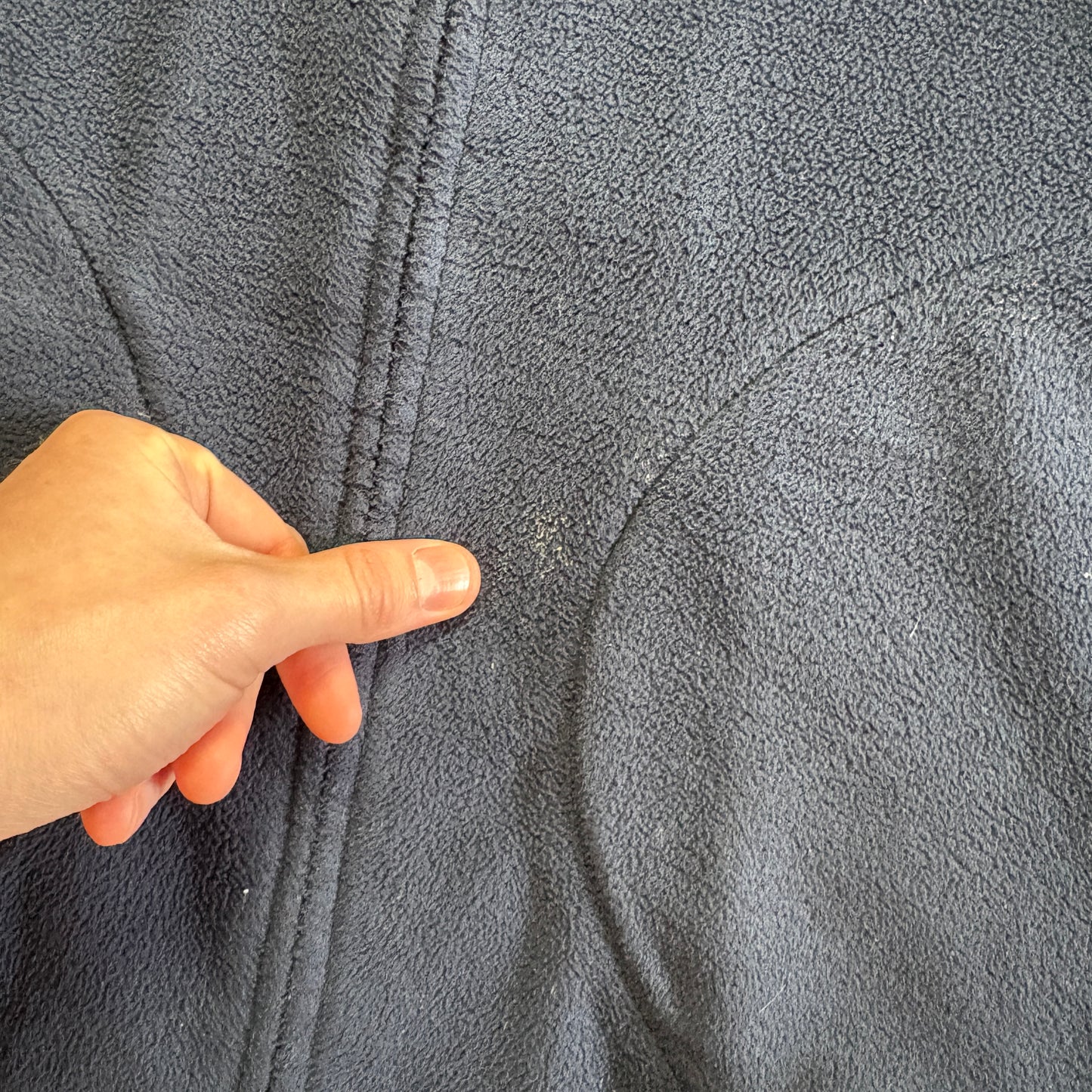 Vintage 90s Adidas Navy Embroidered Fleece Sweatshirt - XL