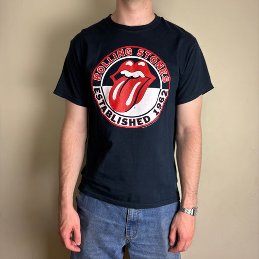 Vintage 2004 Rolling Stones Black Band Tee Graphic T-Shirt - S