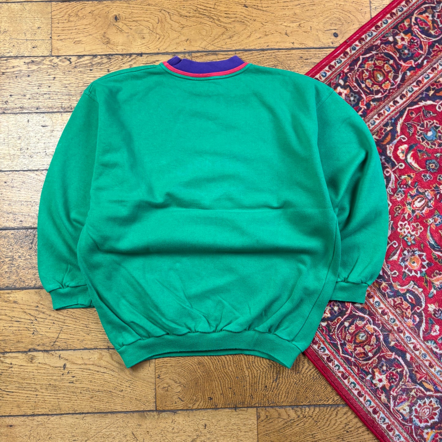 Vintage 90s Dino Green Sweatshirt - M