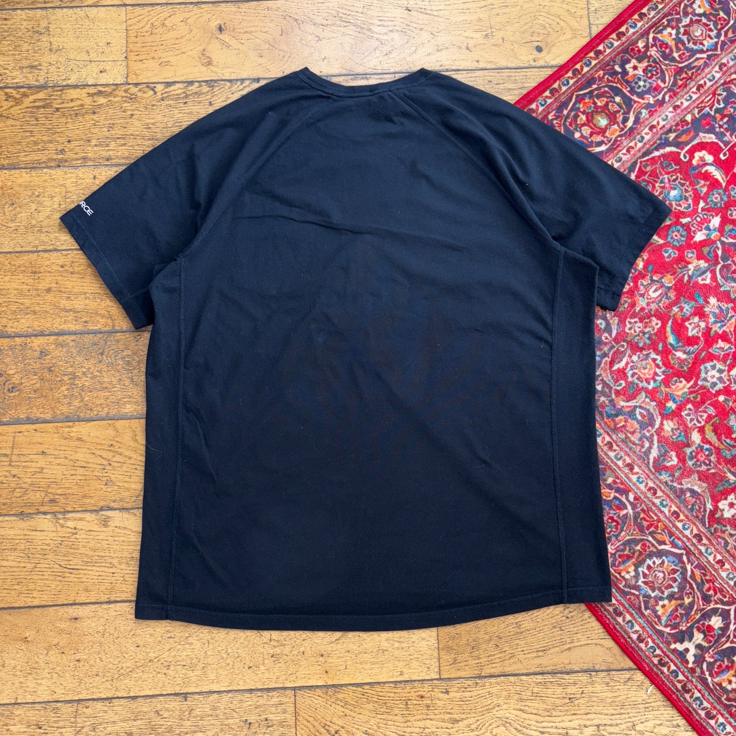 Vintage Carhartt Force Pocket Logo Black T-Shirt - XL