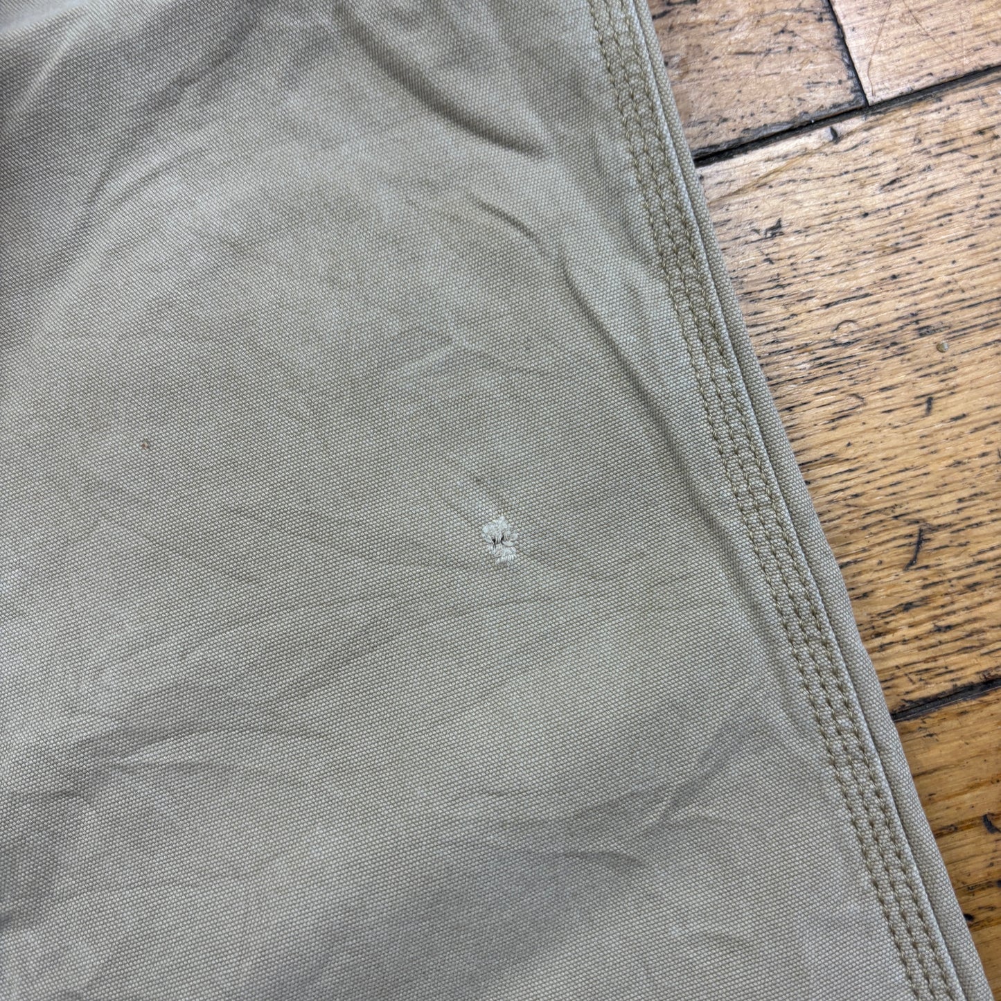 Vintage Carhartt Cream Workwear Carpenter Baggy Trousers - 32