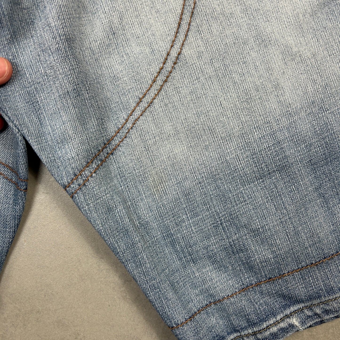 Vintage Voi jeans Embroidered Hip Hop Baggy Blue Shorts Jorts - 31