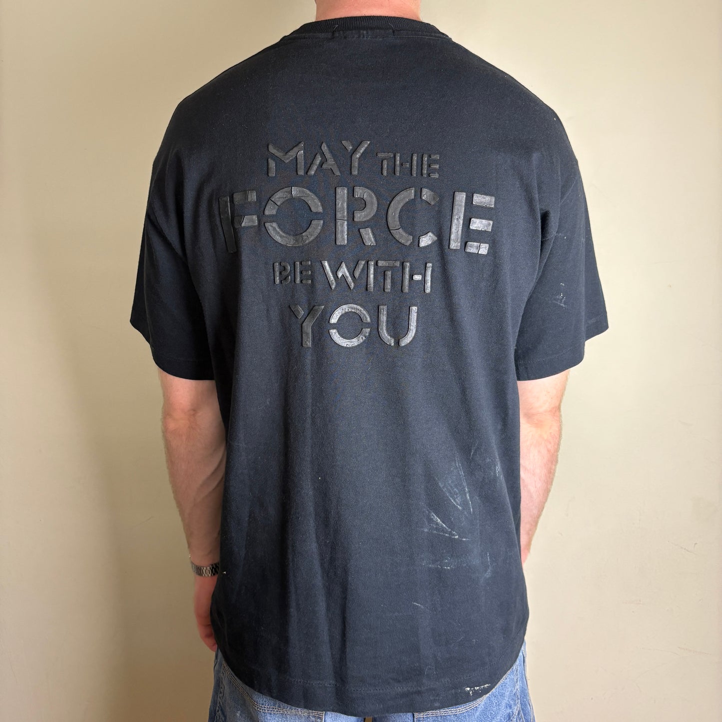 Vintage 1997 Star Wars Black Movie Tee Single Stitch Graphic T-Shirt - L