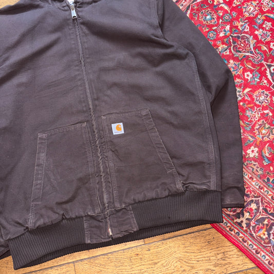 Vintage Carhartt Brown Active Workwear Jacket - L