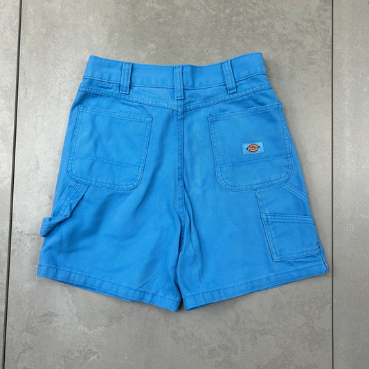 Vintage Dickies Womens Blue Workwear Carpenter Baggy Shorts - Size 8