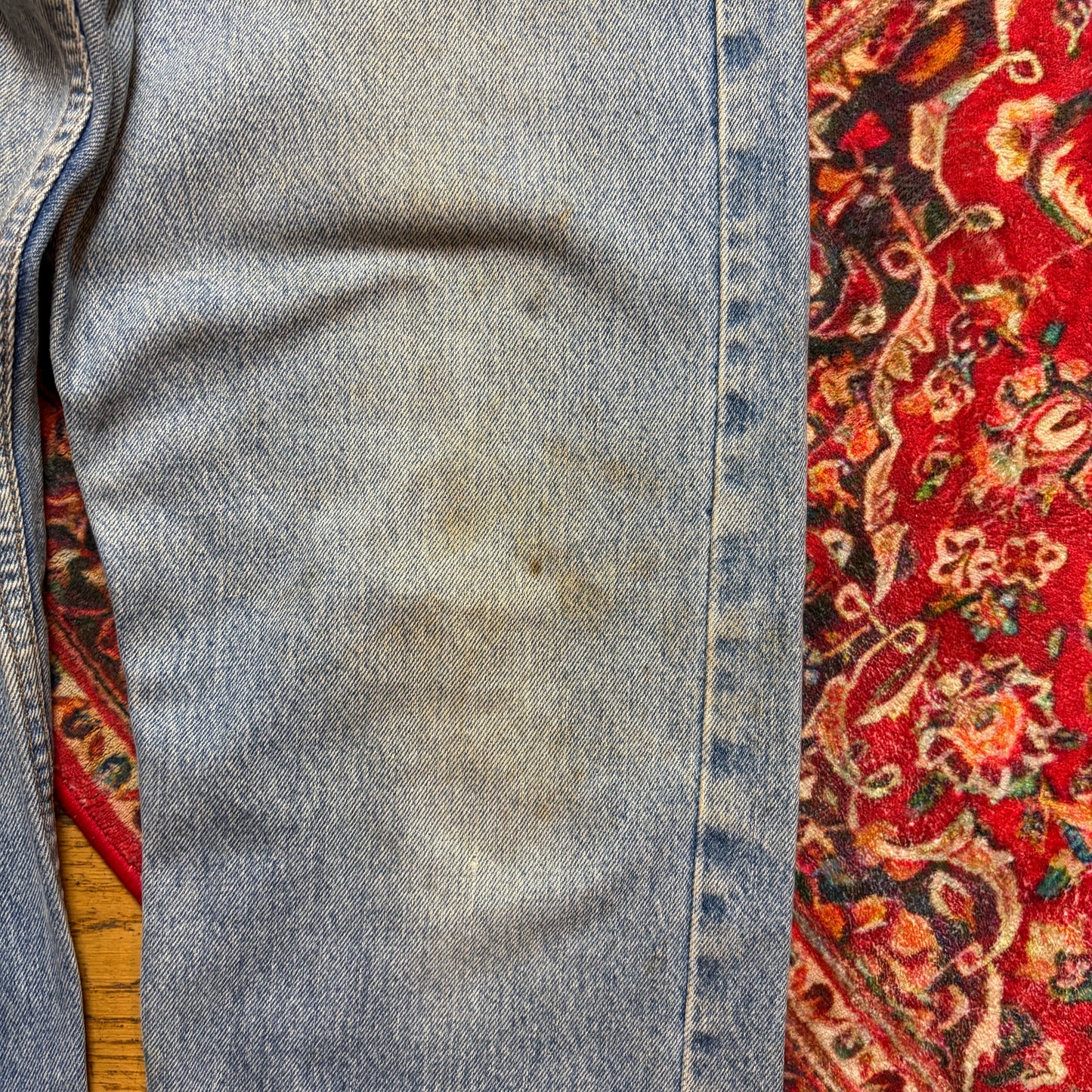 Vintage Levis 505 Straight Blue Denim Jeans - 36R