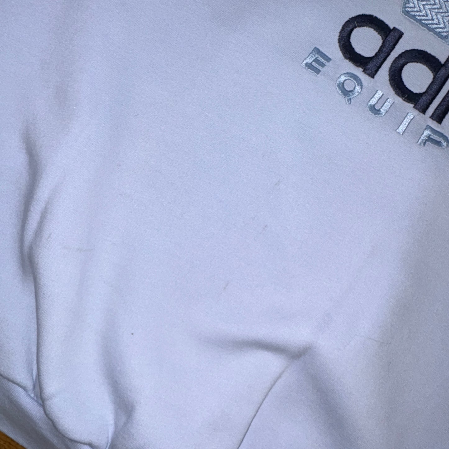 Vintage 90s Adidas Equipment Blue Embroidered Sweatshirt - L